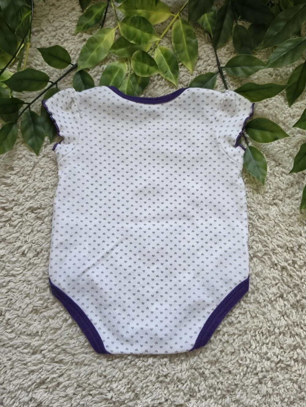 Baby Girl White Lakers Onesie (6-9 Months)